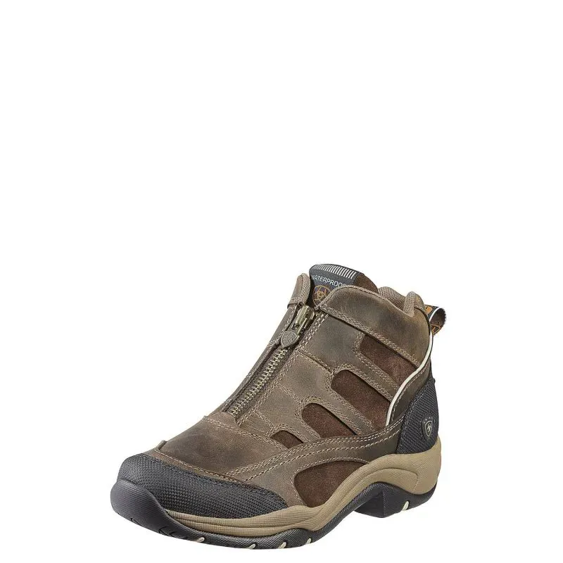 Ariat Terrain Zip Ladies Waterproof Boot - Distressed Brown