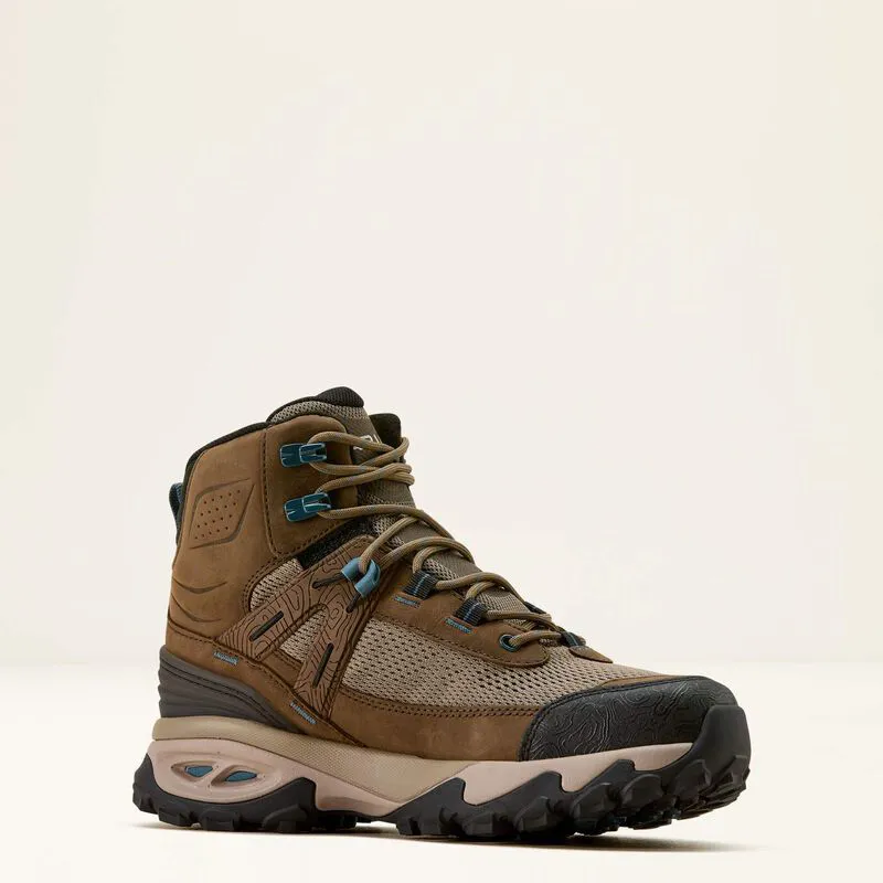 Ariat Traverse Mid Waterproof Hiking Boot 4 - Brown Bark-2
