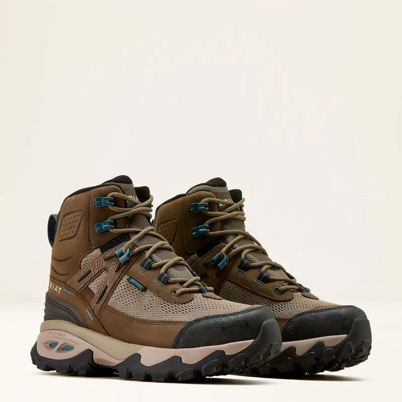 Ariat Traverse Mid Waterproof Hiking Boot 4 - Brown Bark-3