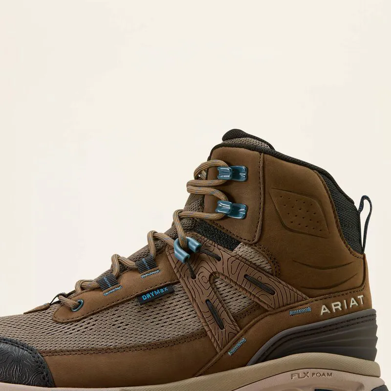 Ariat Traverse Mid Waterproof Hiking Boot 4 - Brown Bark-7