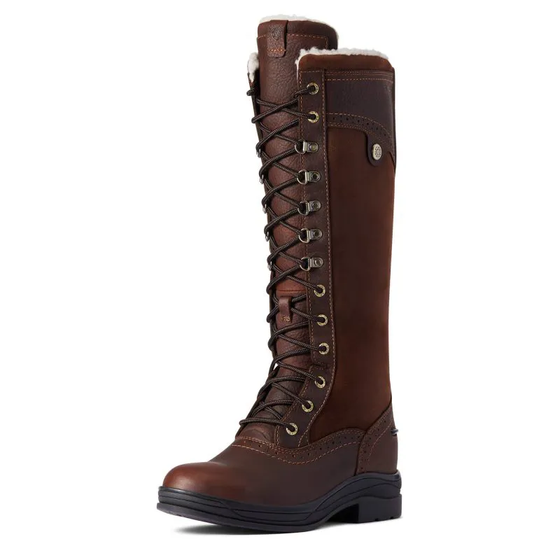 Ariat Wythburn Tall H20 Ladies Boots - Dark Brown