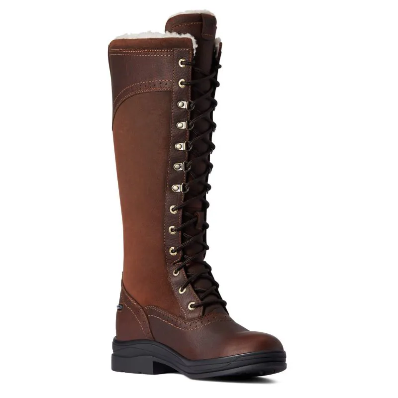 Ariat Wythburn Tall H20 Ladies Boots - Dark Brown-1
