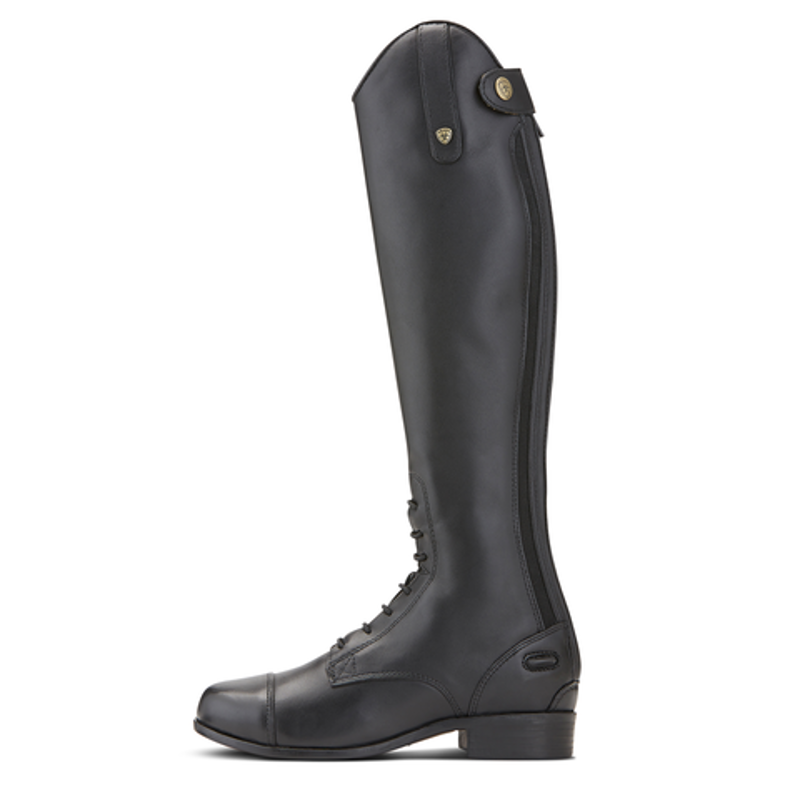Ariat Youth Heritage Contour Field Zip Tall Riding Boot - Black