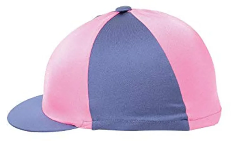 Battles Capz 2 Tone Lycra Hat Silk Large - Navy/Pink