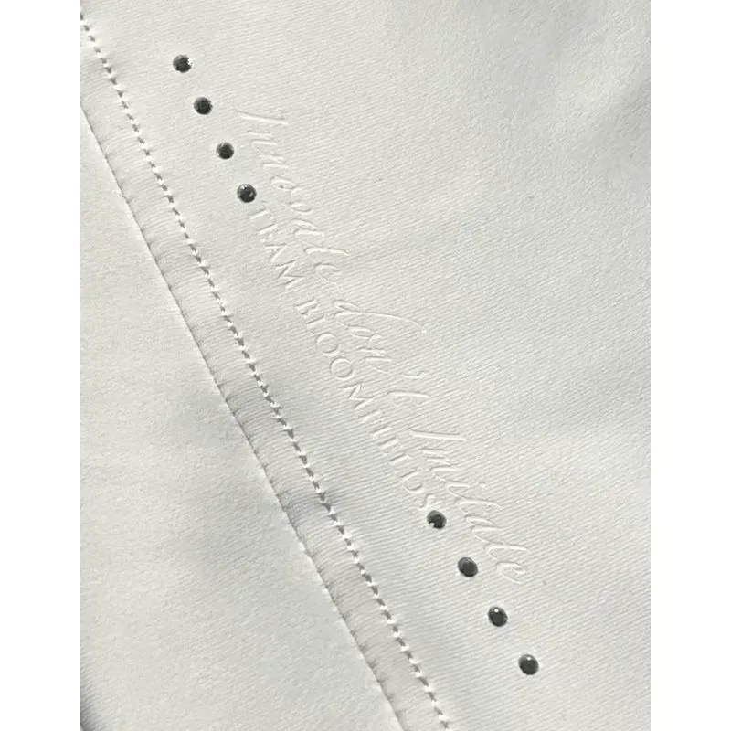 Bloomfields Team Maya Ultra High Pleated Leggings - White/Rose Gold-6