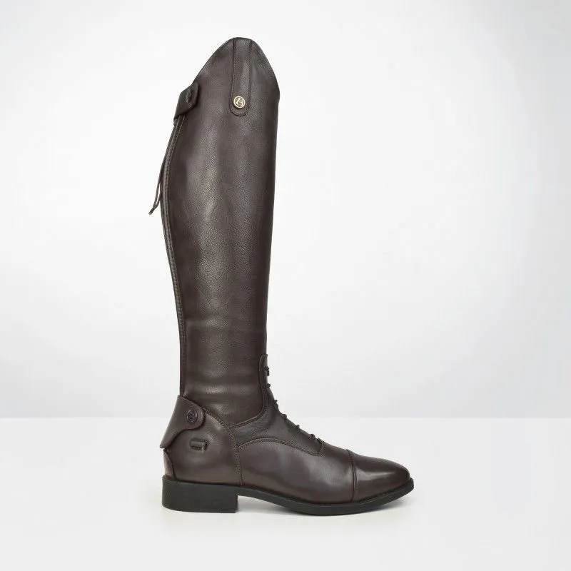 Brogini Como V2 Long Laced Front Riding Boots - Brown-1