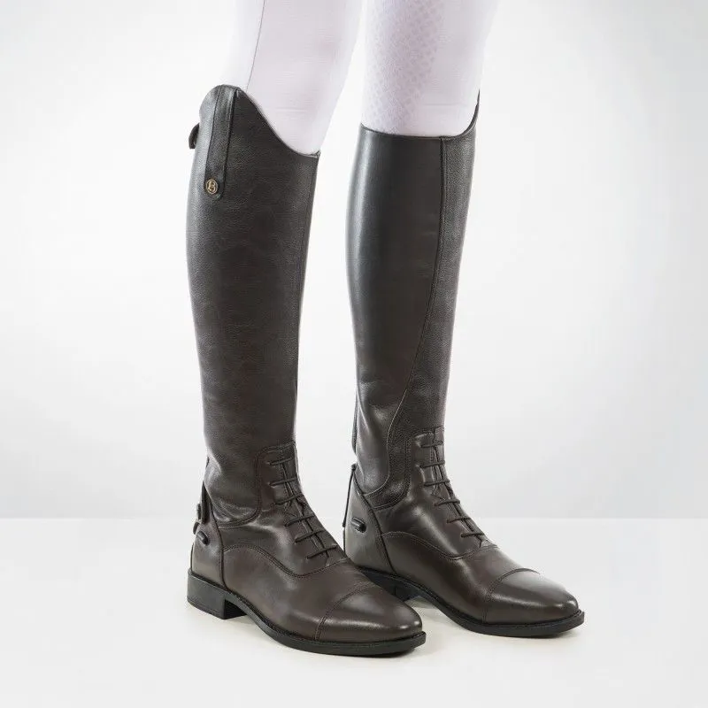 Brogini Como V2 Long Laced Front Riding Boots - Brown-2