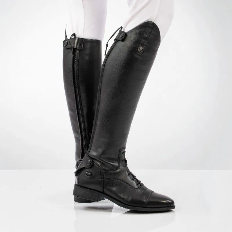 Brogini Como V2 Long Laced Front Riding Boots - Black-1
