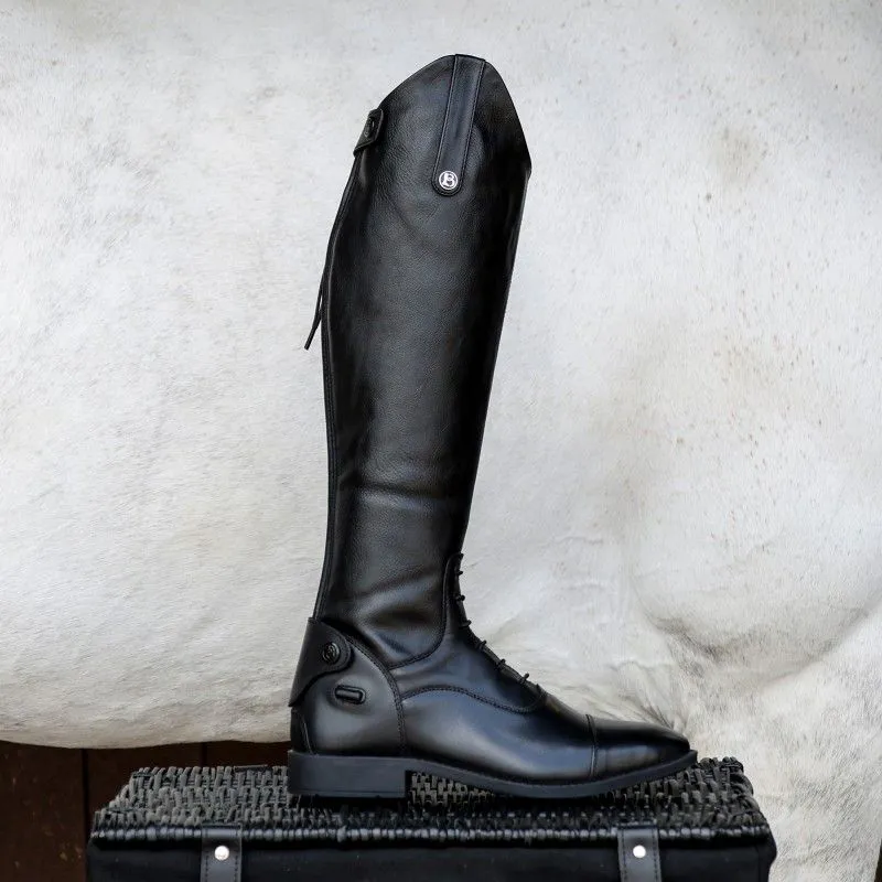 Brogini Como V2 Long Laced Front Riding Boots - Black-5