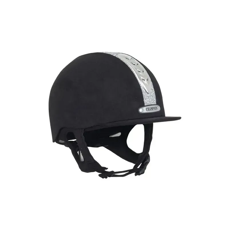 Champion Junior X-Air Dazzle Plus Riding Hat 56 - Silver