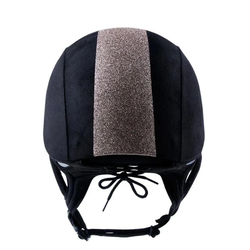 Champion Junior X-Air Dazzle Plus Riding Hat 58 - Black/Rose Gold-2