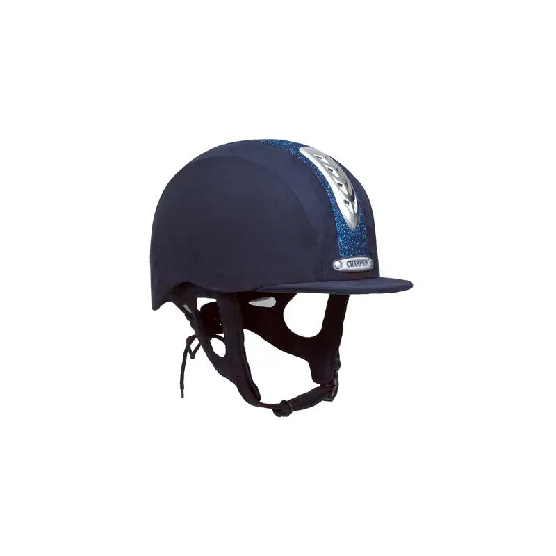 Champion Junior X-Air Dazzle Plus Riding Hat - Navy