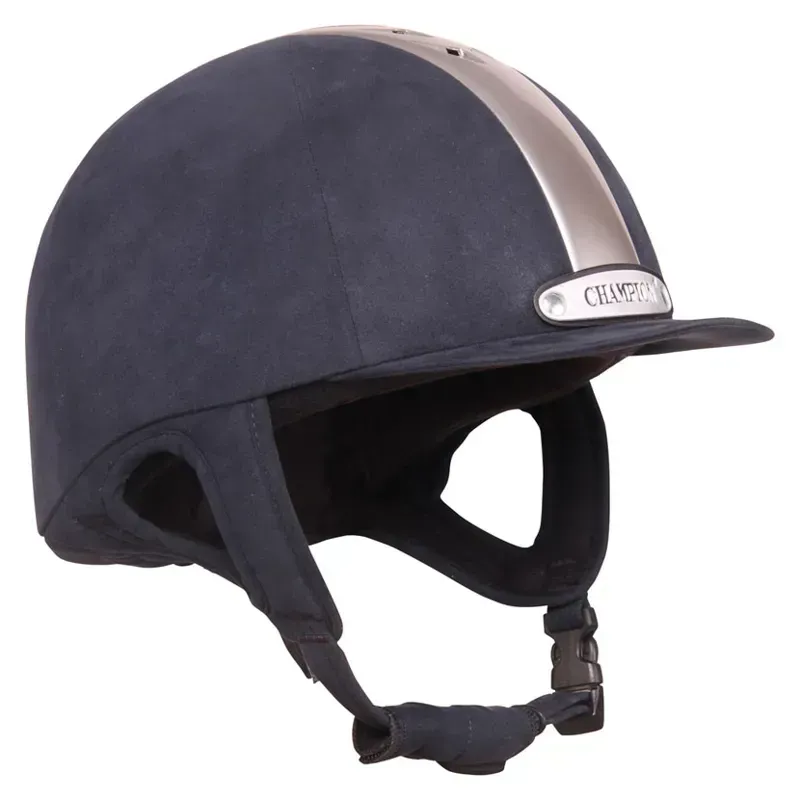 Champion Ventair Riding Hat - Navy/Silver