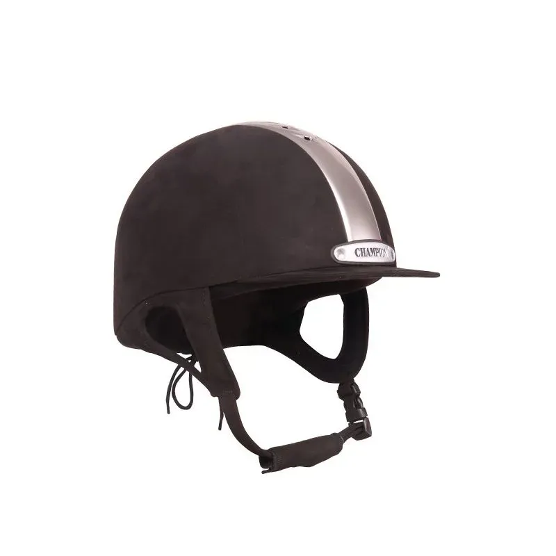 Champion Ventair Riding Hat - Black/Silver