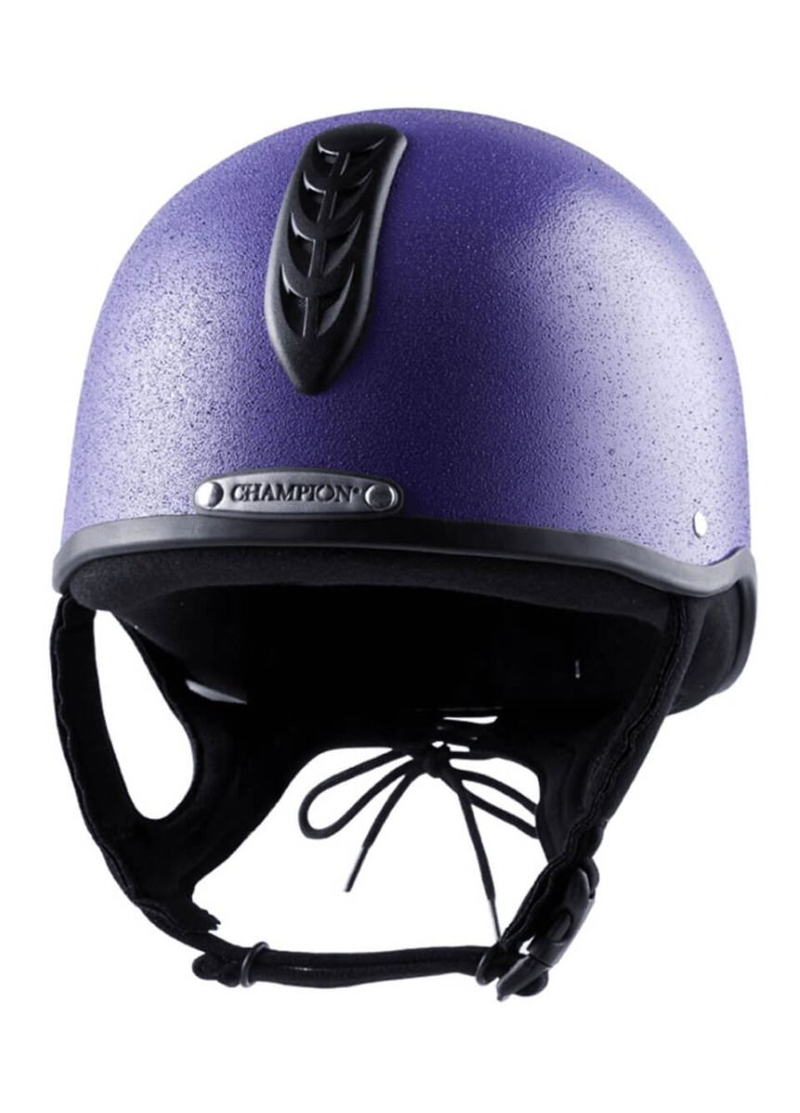 Champion X-Air Sport Junior Jockey Helmet - Purple
