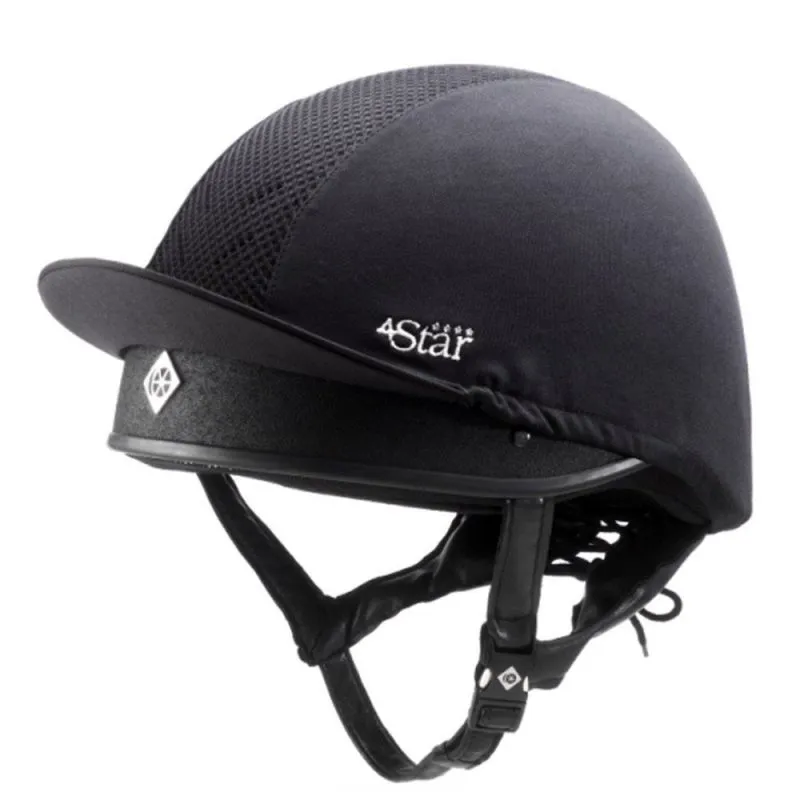 Charles Owen 4 Star Jockey Helmet - Black