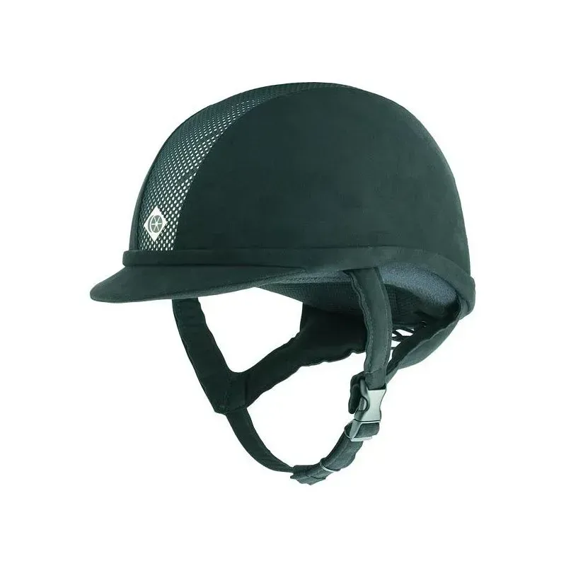 Charles Owen Ayr8 Riding Hat - Black/Silver