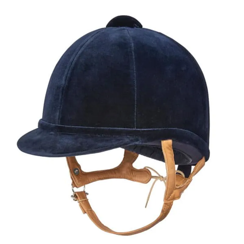 Charles Owen Fian Riding Hat - Navy