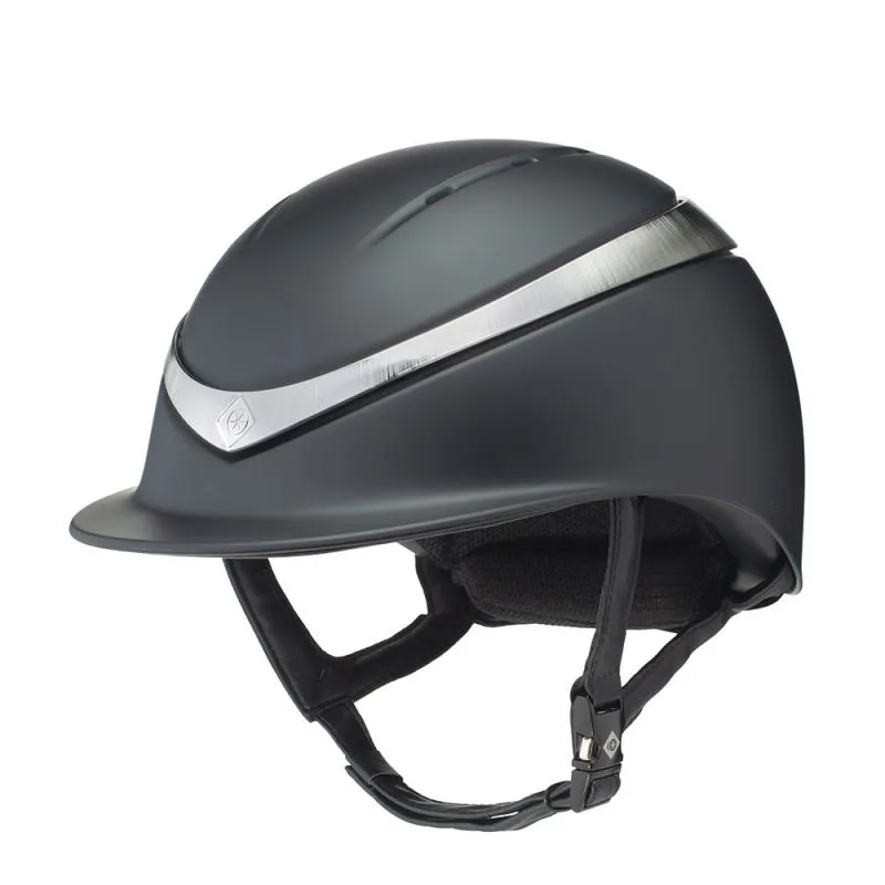 Charles Owen Halo Riding Hat - Black/Platinum