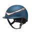 Charles Owen Halo Riding Hat - Navy/Rose Gold