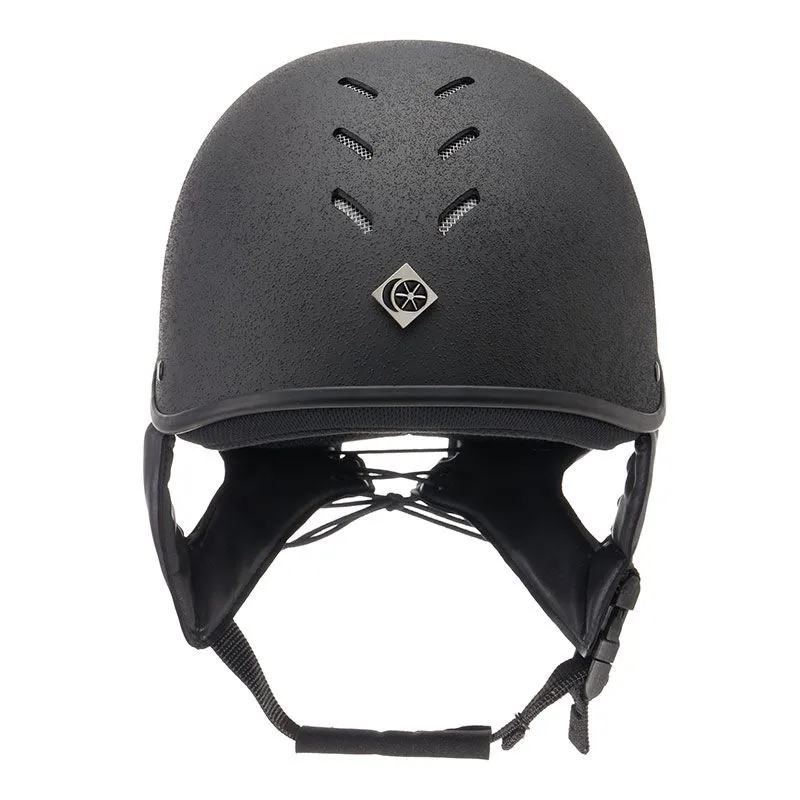 Charles Owen JS1 Pro Jockey Skull - Black-1