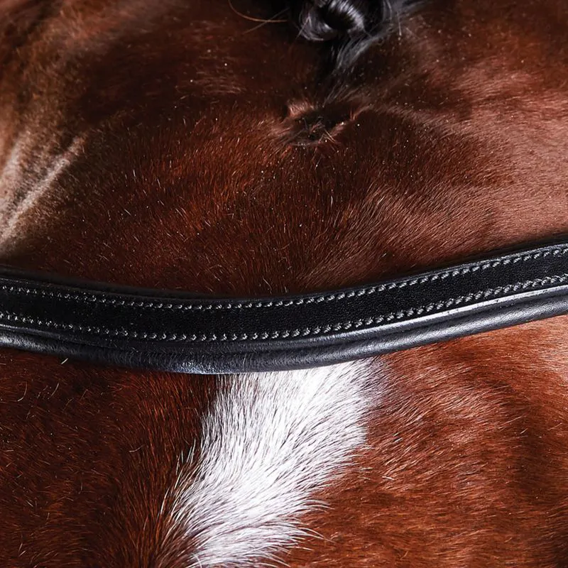Collegiate Comfitec Training Bridle - Havana-1
