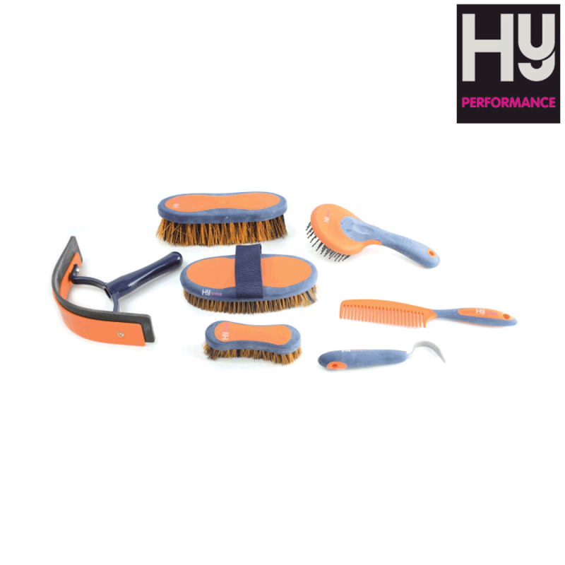 Hy SHINE Complete Pro Grooming Kit and Bag - Navy/Orange-1