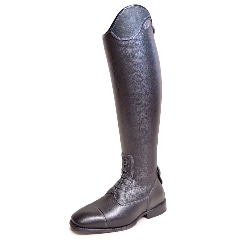 Deniro Boots Salentino Long Riding Boots Laced 39 Mcm - Glitter Black