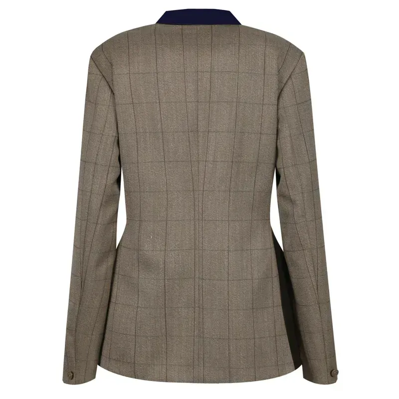 Equetech Foxbury Deluxe Tweed Riding Jacket - Olive-1