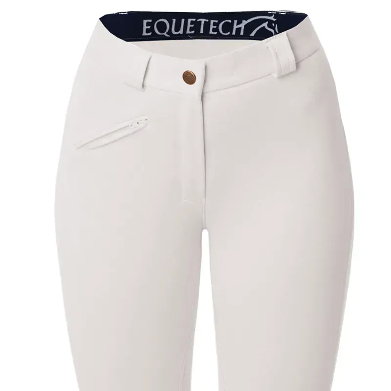 Equetech Grip Seat Breeches - White-1