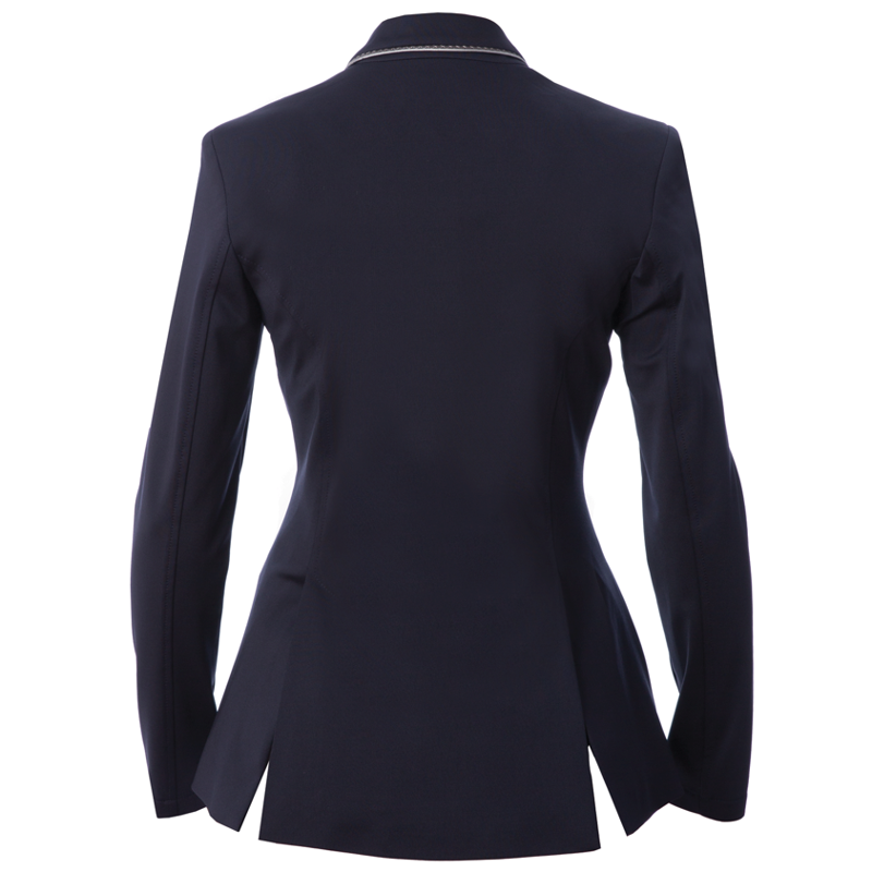 Equetech Jersey Deluxe Competition Jacket - Navy/Rose Gold-1
