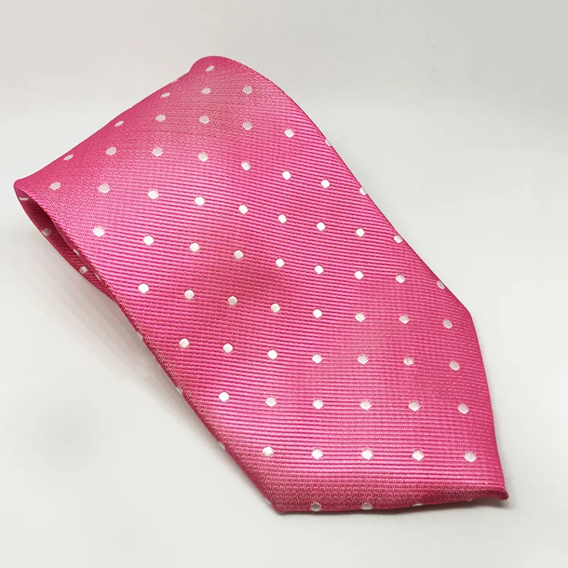 Equetech Polka Dot Show Tie Adult - Pink-1