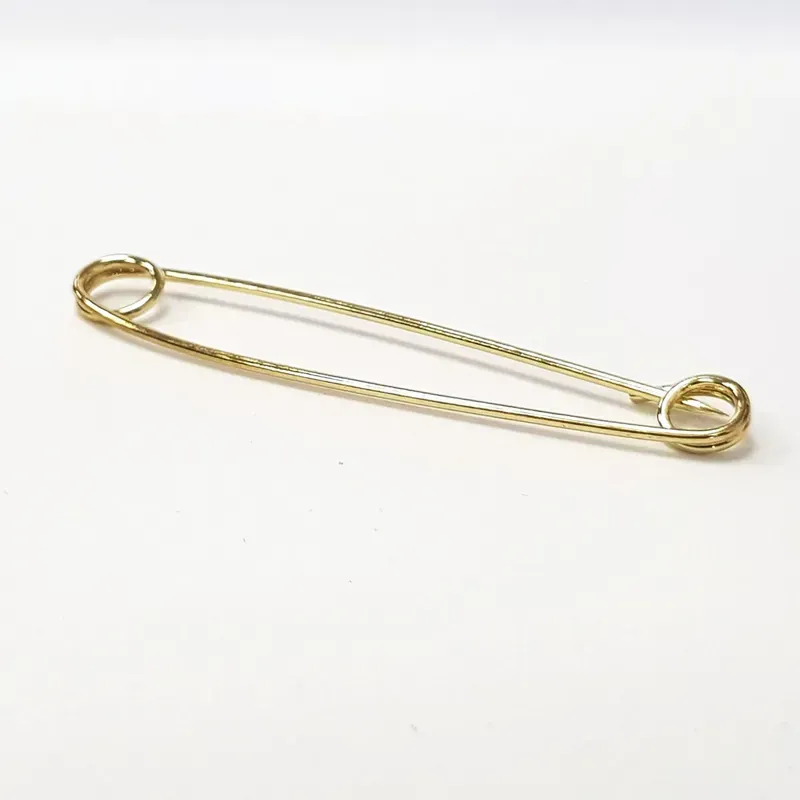 Equetech Traditional Plain Stock Pin - Gold-1