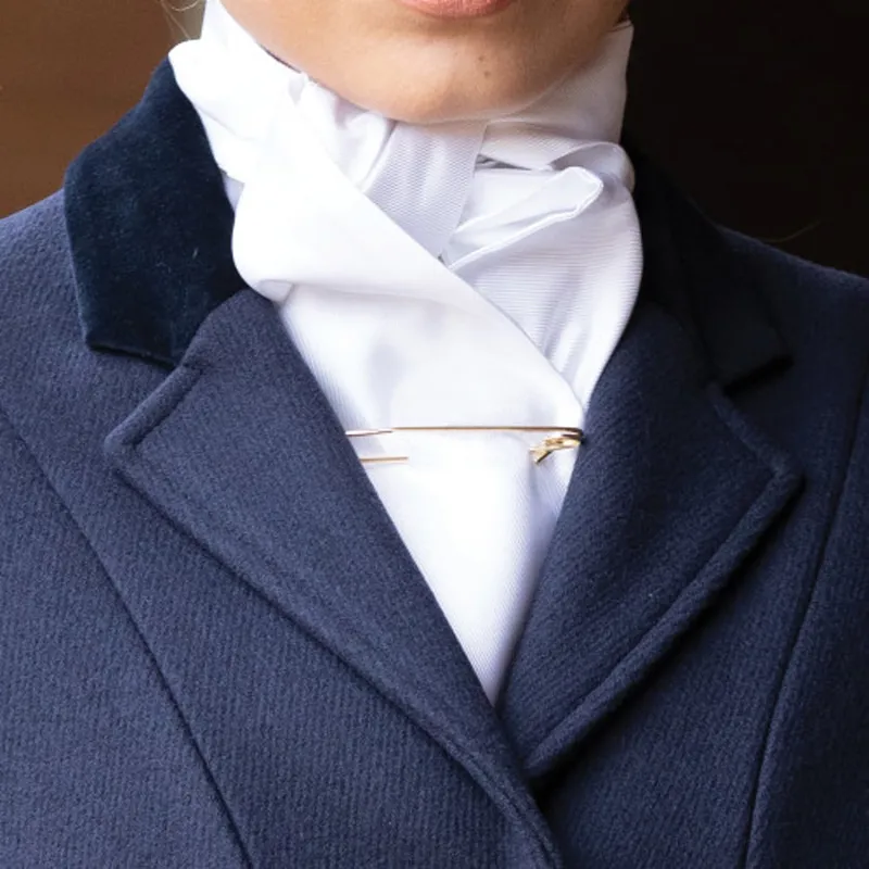 Equetech Traditional Plain Stock Pin - Gold-2
