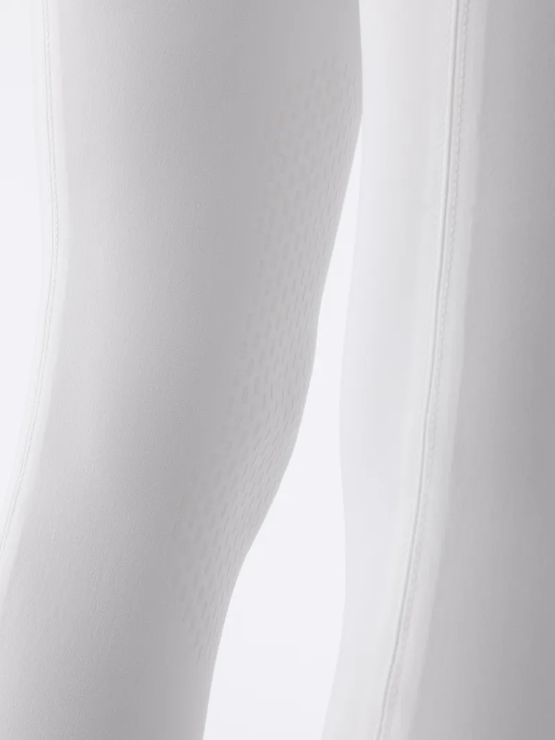 Equiline Ashley Ladies Breeches Knee Grip - White-6