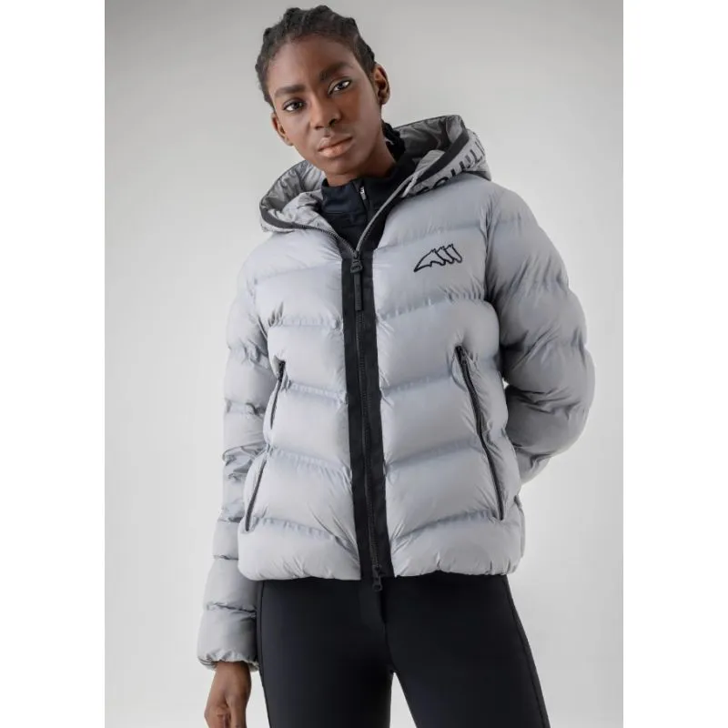 Equiline Cabry Ladies Bomber Jacket - Sleet-1