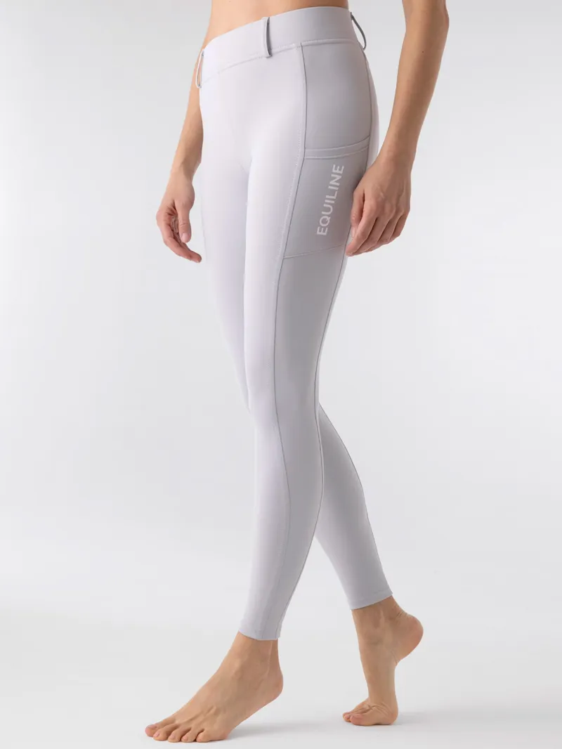 Equiline Calref Full Grip Women's Riding Leggings - Ice-1