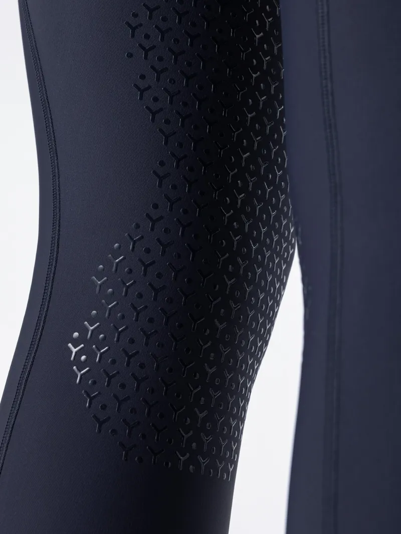 Equiline Cerberk Ladies Knee Grip Leggings - Indigo Blue-4