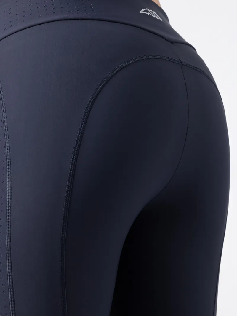 Equiline Cerberk Ladies Knee Grip Leggings - Indigo Blue-5
