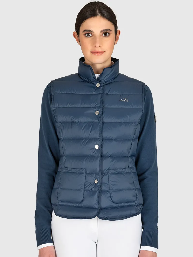 Equiline Ebice Ladies Down Gilet - Diplomatic Blue