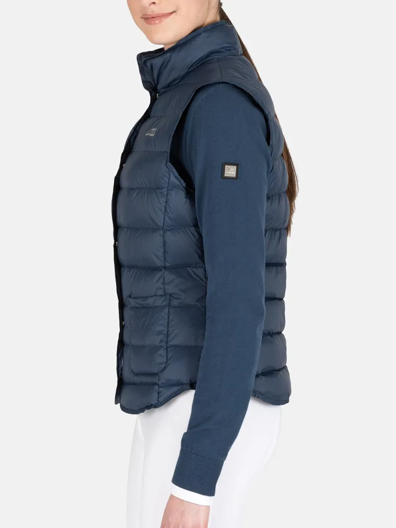 Equiline Ebice Ladies Down Gilet - Diplomatic Blue-2