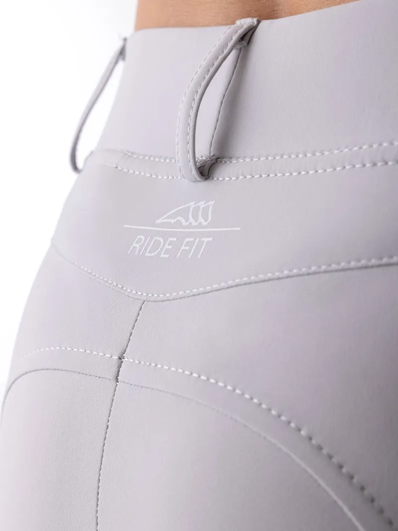 Equiline Ediodiek Ice Women's Knee Grip Riding Leggings - White M-5