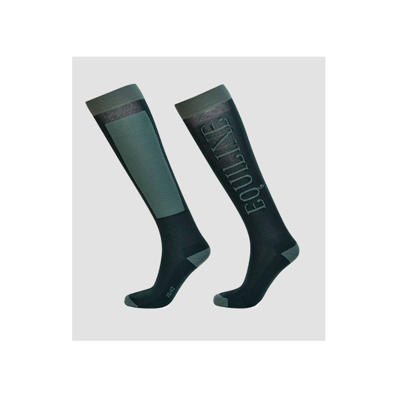 Equiline Gibug Long Socks - Bottle Green