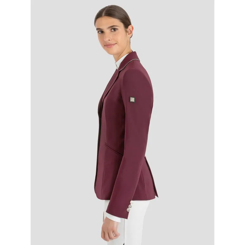 Equiline Gwen Women's Competition Jacket - Plum-2