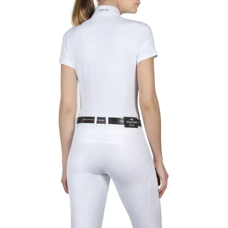 Equiline Team Ladies Competition Shirt - White-3