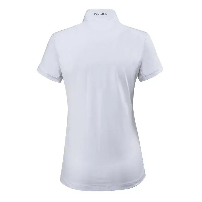 Equiline Team Ladies Competition Shirt - White-4