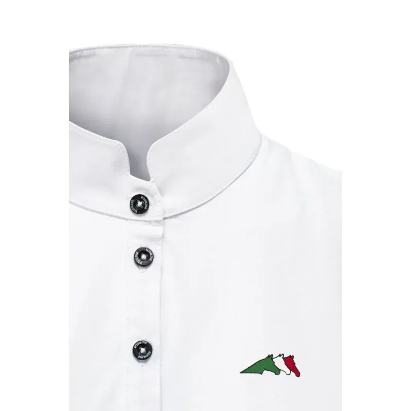 Equiline Team Ladies Competition Shirt - White-5