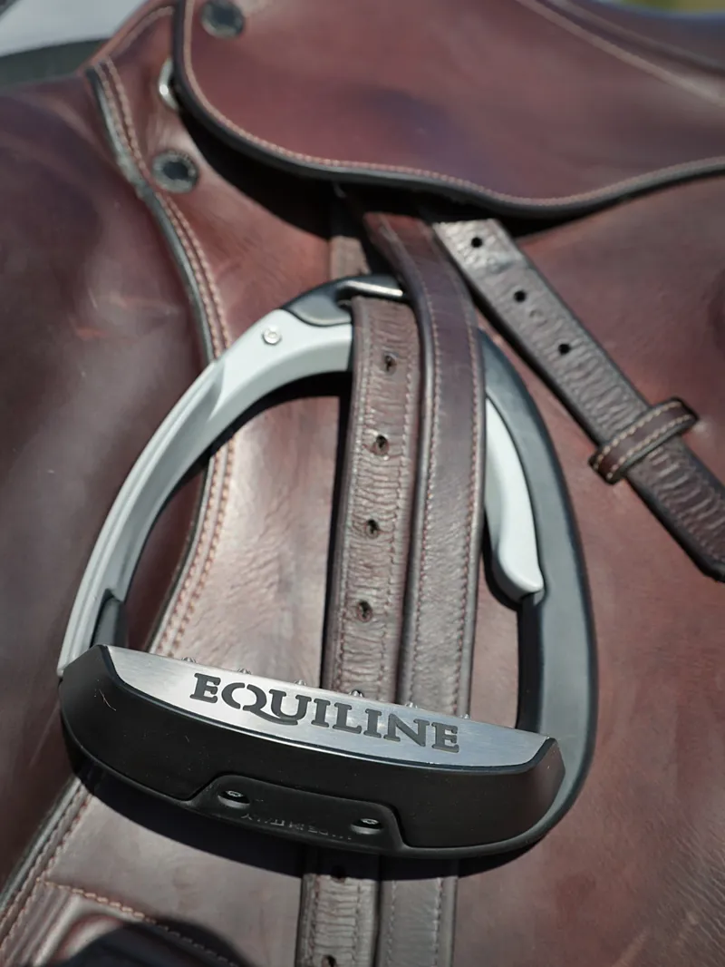 Equiline X-Cel Jumping Stirrup With Safety System - Grey-1