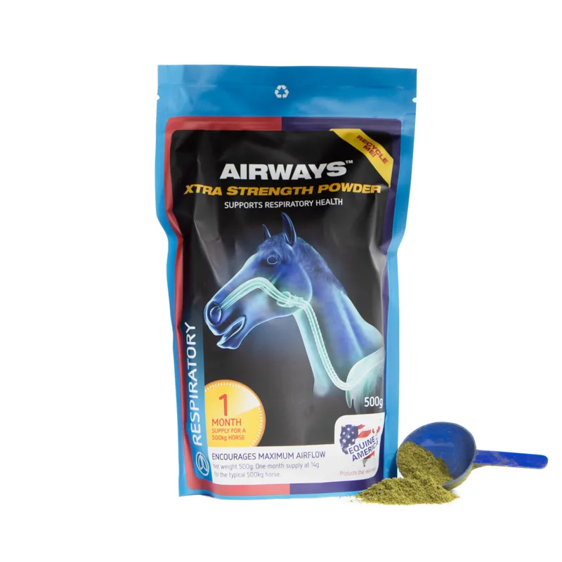 Equine America Airways Xtra Strength Powder - 500g-2