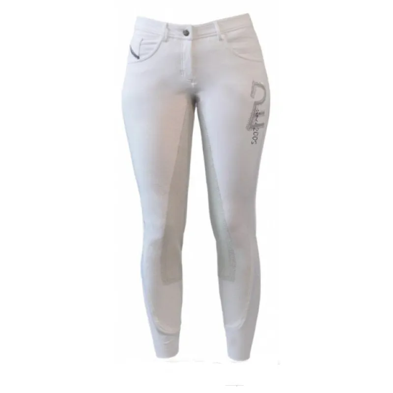 Esperado Bangkok Ladies Full Seat Competition Breeches - White
